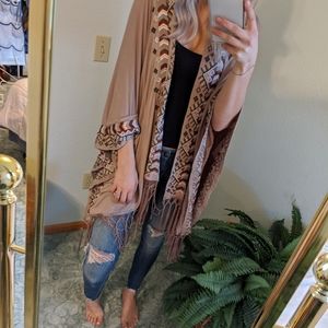 Boho cardigan/poncho